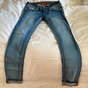 Rock revival mid rise skinny. Size 26 long